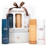 Just Herbs Ultimate Energizing Trio Deodorant Set Body Spray Perfume Gift Set for Men & Women (150 ml x 3) - Fast UK Delivery