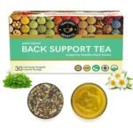 TEACURRY Back Pain Tea (30 Tea Bags, 1 Month) - Helps with Back Pain, Sciatica, Herniated Disc-Tea For Bones - Fast UK Delivery