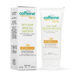 mCaffeine Niacinamide and Hyaluronic Acid Sunscreen SPF 50++ for Oily Skin | Mattifying, Zero White Care, Water Resistant & Non Sticky Sunscreen for Women & Men | Prevents Tan & UV Damage - 50ml - Fast UK Delivery