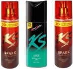 Kamasutra Spark(2PC), Urge (1 PC) Perfume Body Spray - For Men & Women (420 ml, Pack of 3) - Fast UK Delivery