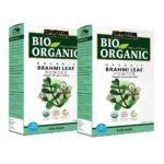INDUS VALLEY Brahmi Powder | Bacopa monnieri 100% Pure and natural Hair and Skin Care Powder - Set of 2 (100g *2=200g) - Fast UK Delivery