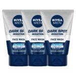 NIVEA MEN Dark Spot Reduction Face Wash 100 g (Pack of 3)| With Ginko and Ginseng Extracts for Clean, Healthy & Clear Skin | 10 X Vitamin C Effect for Radiant Skin |For Dark Spot Reduction - Fast UK Delivery