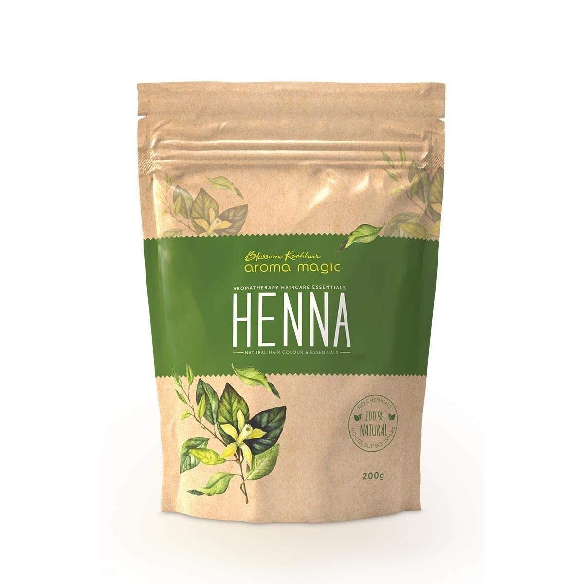 uk614WnUoWVeL-1-1.jpg Aroma Magic Henna, natural hair color & Essential- 200 gm - Fast UK Delivery - Image 1