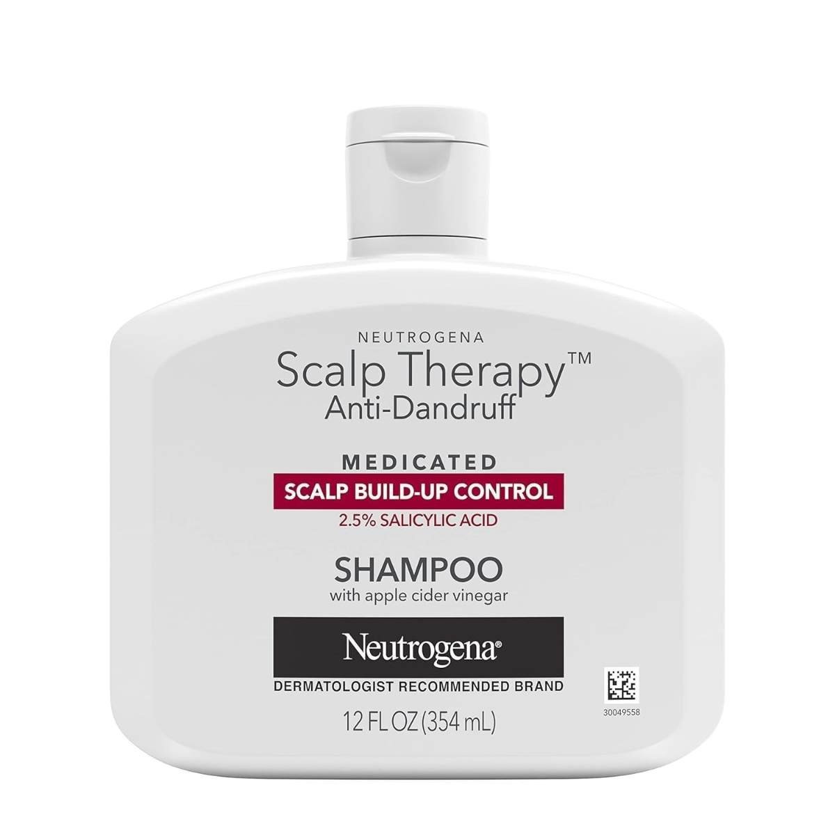 uk614fsVsTbCL-1-1.jpg Neutrogena Scalp Therapy Anti-Dandruff Shampoo for Scalp Build-up Control, with Apple Cider Vinegar Fragrance, 12 fl oz - Fast UK Delivery - Image 1