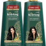 Kesh King Scalp and Hair Medicine Anti-Hairfall Shampoo (Pack of 2 * 600 ML) (1200 L) - Fast UK Delivery