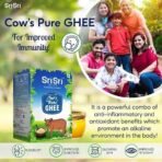Sri Sri Tattva Cow Ghee - 1 Litre (Pack of 1) - Pure Cow Ghee for Better Digestion and Immunity - Fast UK Delivery - Image 7