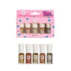 MyGlamm POPxo Makeup Collection, Vibin' Mini Nail Kit Exclusively, Paraben Free, Long Lasting Formula, 5 in 1 Combo, Glossy Finish, 3 ml, Pack of 5 - Fast UK Delivery