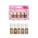 MyGlamm POPxo Makeup Collection, Vibin' Mini Nail Kit Exclusively, Paraben Free, Long Lasting Formula, 5 in 1 Combo, Glossy Finish, 3 ml, Pack of 5 - Fast UK Delivery