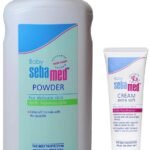 Sebamed Baby Cream, Extra Soft, 50ml & Baby Powder with Honeysuckle - Fast UK Delivery