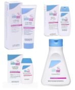 Sebamed Baby Travel Pack Baby Shampoo 50ml, Baby Wash 50ml, Baby Cream 50ml & Baby Lotion 50ml (Pack of 4) - Fast UK Delivery