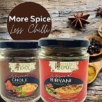 Rooted Peepul Artisanal Biryani Masala & Artisanal Chola Masala Combo| Less Chilli More Spice| (75g X 2) - Fast UK Delivery - Image 3