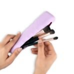 MARS Boring Silicone Brush Holder | Magnetic Anti-Fall Out | Ergonomic Grip | Portable & Travel Friendly | Soft Silicone Makeup Tools Organizer | Easy to Clean - Fast UK Delivery