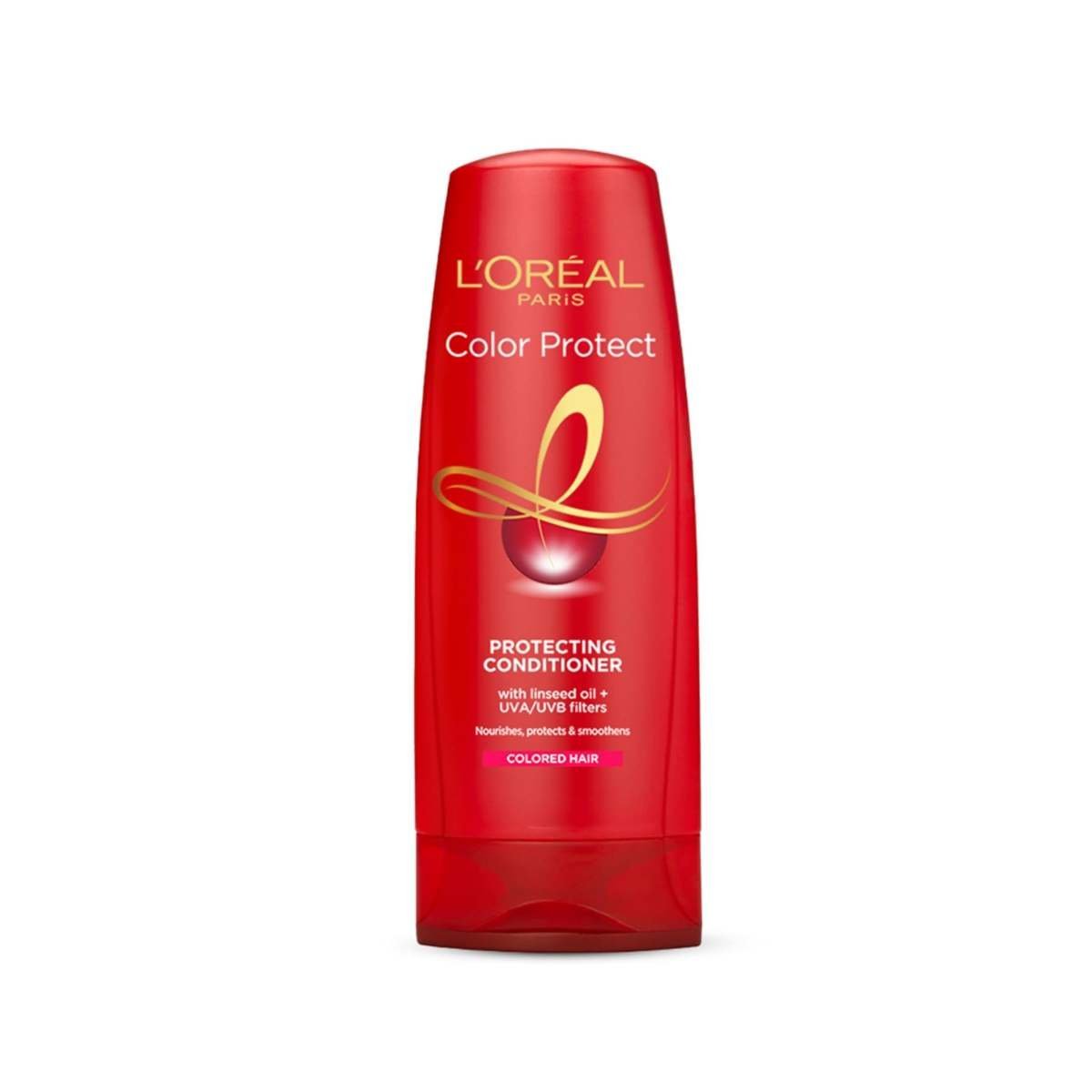 uk615r7d-ybdL-1-1.jpg L'Oreal Paris Conditioner, Vibrant & Revived Colour, For Colour-treated Hair, Colour Protect, 180ml - Fast UK Delivery - Image 1