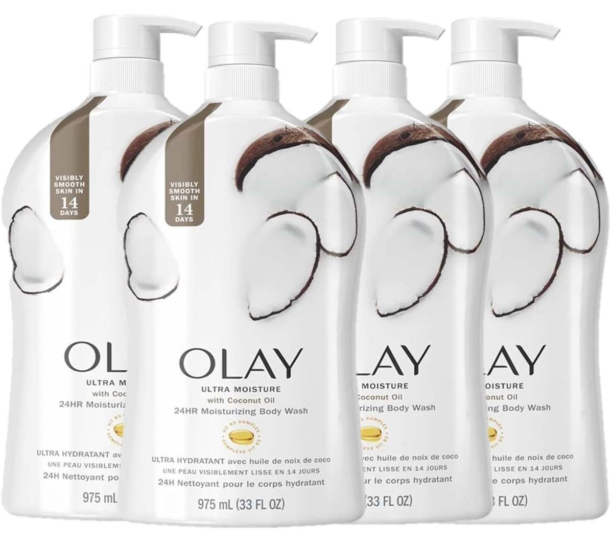 uk616-xS2ibcL-1-1.jpg Olay Ultra Moisture Coconut Oasis Body Wash, 30 Fluid Ounce - Fast UK Delivery - Image 1