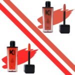 KINDED Lip Eye and Cheek Tint Combo for Women Girls Longlasting Moisturizing Vitamin E Liquid Lip Colour Lipstick Eyeshadow Blush (Matte Finish, Rust Crust & Sangria Orange, 9 ml each) - Fast UK Delivery