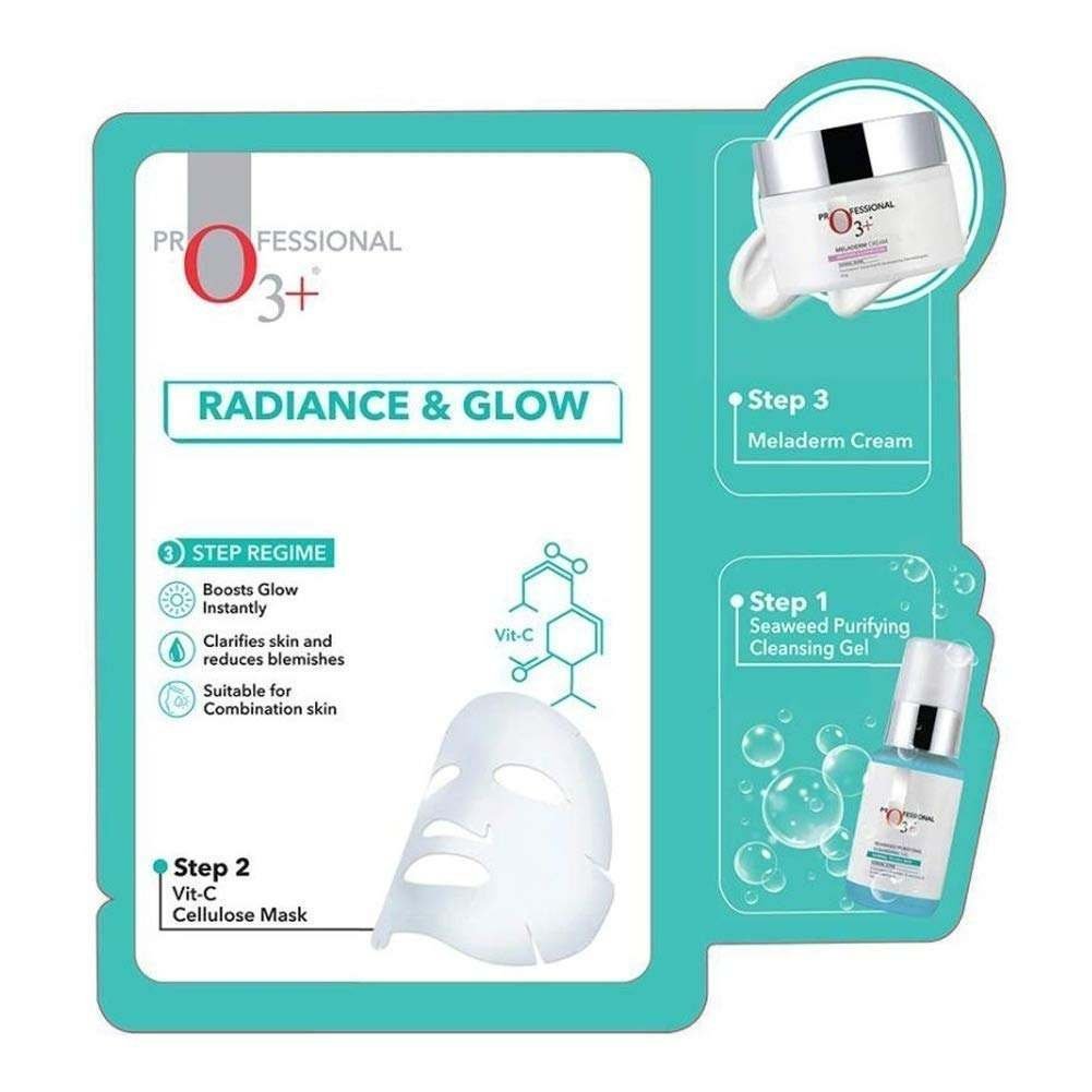 uk616GfhYfBPL-1-1.jpg O3+ Instant Home Facial Radiance & Glow Facial Kit for Blemish Control & Instant Glow Ideal for Normal to Oily Skin (1x 27 ML) - Fast UK Delivery - Image 1