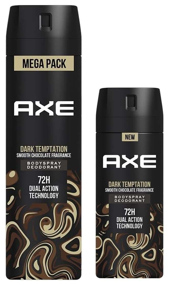 uk616Jx2EjmgL-1-1.jpg AXE Dark Temptation Long Lasting Deodorant Bodyspray For Men 215 ml & Axe Dark Temptation Long Lasting Deodorant Bodyspray For Men 150 ml - Fast UK Delivery - Image 1