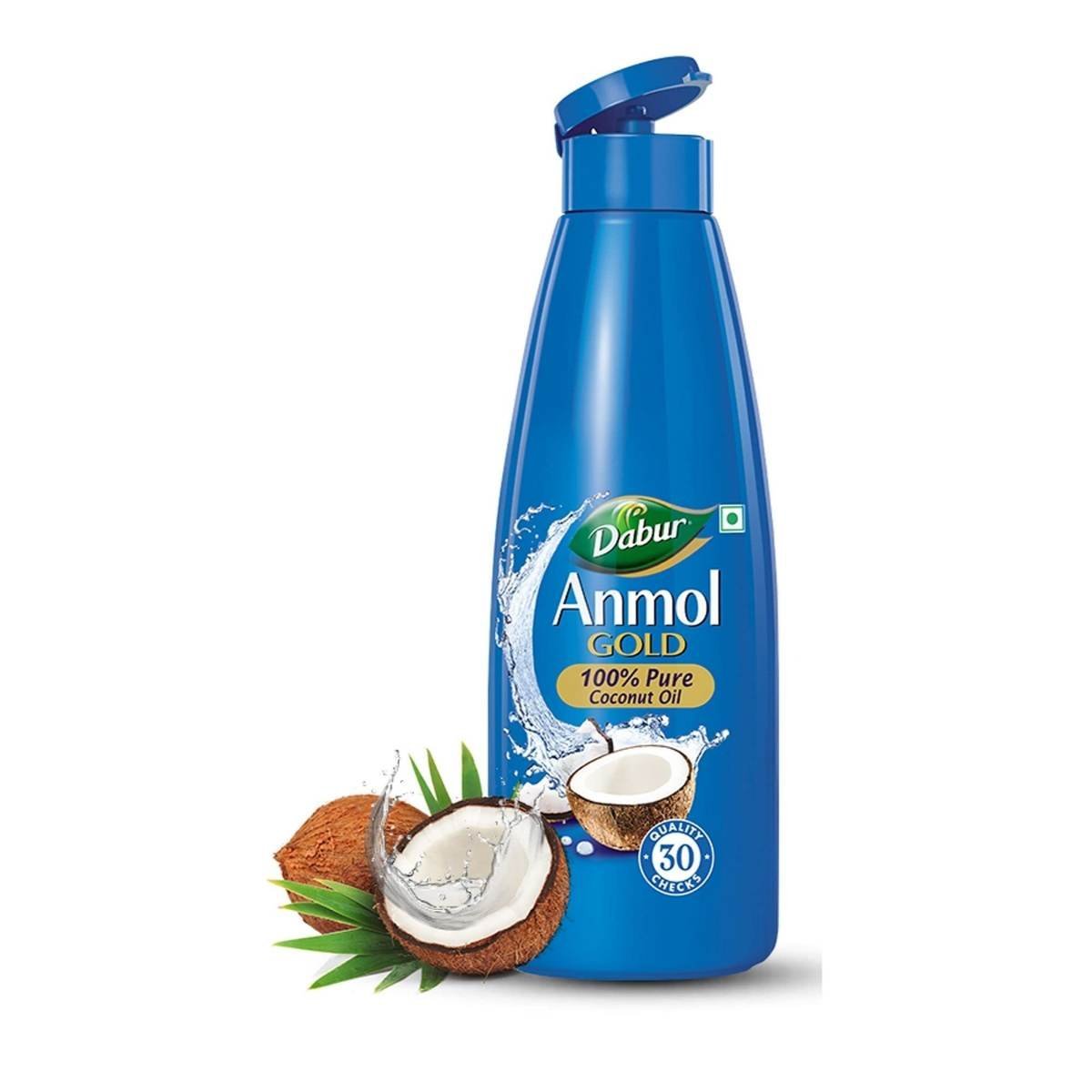 uk616fTeeXfUL.jpg Dabur Anmol Gold Coconut Oil, 600 Ml - Fast UK Delivery - Image 1