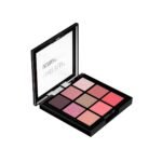 Swiss Beauty Ultimate 9 Pigmented Colors Eyeshadow Palette Long Wearing And Easily Blendable Eye Makeup Palette Matte, Shimmery And Metallic Finish - Multicolor-02, 6G - Fast UK Delivery