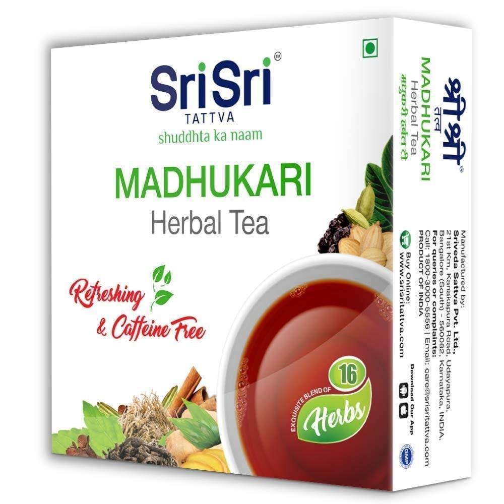 uk616nFRB2hGL.jpg Sri Sri Tattva Madhukari Herbal Tea, 100g - Fast UK Delivery - Image 1