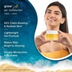 Aqualogica Glow+ Jello Moisturiser with Vitamin C & Papaya for Illuminating Moisturization, Non Sticky & Skin Hydration for Men & Women - For Normal, Dry & Combination Skin -50g - Fast UK Delivery - Image 4