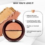 Colorbar Sexy Twosome Highlighter | Long wearing | Multidimensional effect | Light weight | Gives seamless complexion | 100% Vegan - Fast UK Delivery - Image 6