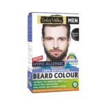 INDUS VALLEY 100% Botanical Hypo Allergic Aqua Beard Colour - Black (100g +15ml) - Fast UK Delivery
