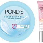 POND'S Super Light Gel Oil Free Face Moisturizer 49g, With Hyaluronic Acid & Vitamin E for Daily Use & POND'S BB+ Cream, Instant Spot Coverage + Light Make-up Glow, Ivory 9g - Fast UK Delivery