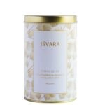ISVARA Black Tea - Coral Glow, Floral Loose Leaves, Strong, Malty mix of Darjeeling Tea, Orange Peel, Marigold Petals, Rich in antioxidants, Skin Healing, Reduces inflammation 40gm - Fast UK Delivery