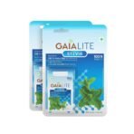 Gaia Lite Stevia Natural Sweetener, 100 Tablets (Pack of 2)- Natural Sugarfree Sweetener Perfect for Diabetes Management and Weight Loss| Quick Dissolve and a Healthy Substitute for Sugar|Made with 100% Pure and Natural Stevia Extract. With Zero Calories and Zero Sugar|Try Gaia Stevia Today! - Fast UK Delivery