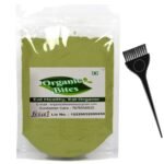 Organic Bites Indigo Powder for Hair Black Colour, Natural Avuri Leaf Powder, Neela Amari, Neel Patti, Neelambari, Neelamari, Neelayamari, Indico Powder - 100 gm - Fast UK Delivery