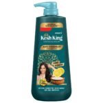 Kesh King Ayurvedic Anti-Dandruff Shampoo | Reduces hair fall | Soothes itchy scalp | No Paraben & No Silicon | 21 natural ingredients | Enriched with curd, lemon & neem | 600 ml - Fast UK Delivery