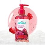mCaffeine Brightening Body Wash - 300 ml with Fruity Raspberry Fragrance | De-Tans & Deep Cleanses with Vitamin C Rich| 5% Glycerin for Hydrated & Soft Skin | Fragrance Shower Gel for women and men - Fast UK Delivery
