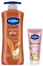 Vaseline Gluta-Hya Dewy Radiance & Vaseline Cocoa Glow Lotion - Fast UK Delivery
