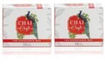 Chai Craft Experience Tea Box 8 Assorted Flavors Teabags -Kashmiri Kahwa-Masala Chai-Chamomile Tea-Earl Grey-Ginseng Tea-Jasmine Tea-Assam Tea-Peppermint Tea- (Pack of 2) - Fast UK Delivery