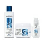 L'OREAL PROFESSIONNEL PARIS Xtenso Care Shampoo + Mask + Serum Combo Pack For Straightened Hair (250Ml + 196Gm + 50Ml)| Hair Care Regi For Straightened Hair, Pack Of 1 - Fast UK Delivery
