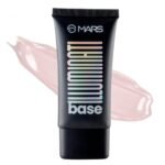 MARS Illuminati Base Dewy Primer with Highlighter | Glowy Dewy Primer for Face Makeup | Natural Finish (45ml) (PINK) - Fast UK Delivery