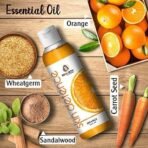Keya Seth Aromatherapy Skin Defence Orange Body Oil Skin Lightening, Rejuvenating Non-Sticky for Daily Use After Bath, Massage Oil Enriched with Orange & Vitamin C. 200ml - Image 6