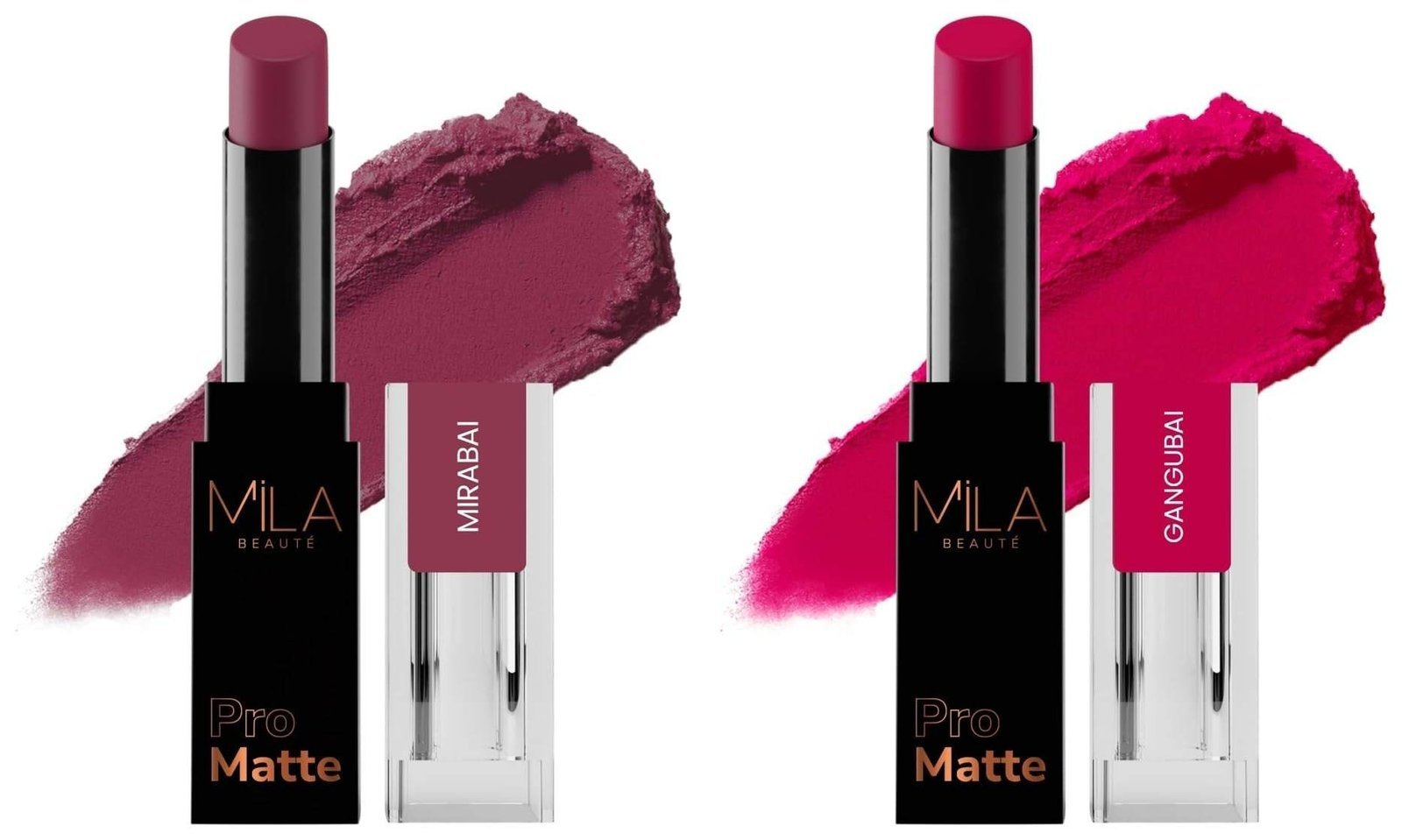 uk619622Hj6lL-1-1.jpg MILA Beaute Pro Matte Lipstick | Creamy Matte Lipstick | Shade - Mirabai, 4.2g Pro Matte Lipstick | Creamy Matte Lipstick | Shade - Gangubai, 4.2g - Fast UK Delivery - Image 1