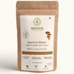 Rooted Active Naturals Organic Agaricus Blazei Mushroom Extract, 45g, Support Cardio Health - Fast UK Delivery