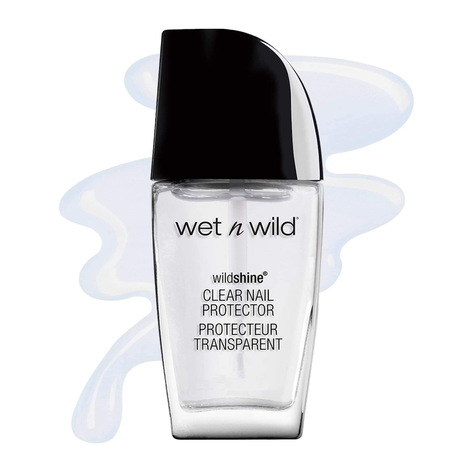 uk619MIIn8sL-1.jpg Wet n Wild Shine Nail Color, Clear Nail Protector, 12ml - Fast UK Delivery - Image 1