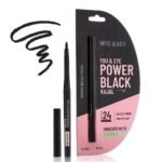 Swiss Beauty You & Eye Power Black Kajal | Waterproof & Smudge-Proof | 24 Hour Stay | Matte Finish Black Kajal | 0.30gm - Fast UK Delivery