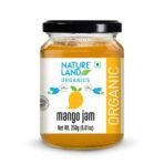 Natureland Organics Mango Jam 250 Gm - Healthy Organic Jams - Fast UK Delivery