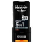 L'Oreal Paris Men's Expert Total Clean Carbon 5 In 1 Shower Gel (300 ml) - Fast UK Delivery