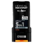 L'Oreal Paris Men's Expert Total Clean Carbon 5 In 1 Shower Gel (300 ml) - Fast UK Delivery