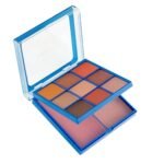 MARS Face and Eye Makeup Kit for Women | 9 Highly Pigmented Eyeshadows with Blusher and Highlighter | Attached Mirror (16.0 gm) (Multicolor-01) - Fast UK Delivery