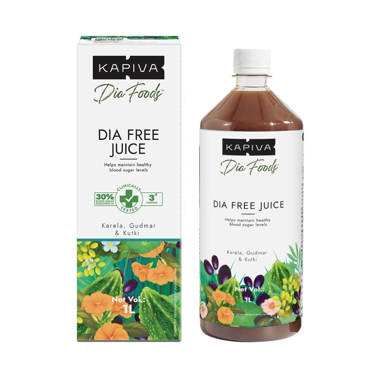uk61AGFQmJQBL-1.jpg Kapiva Dia Free Juice, 1L | Clinically Proven Diabetic care | Amla, Karela, Jamun, Guduchi & 7 More - Fast UK Delivery - Image 1