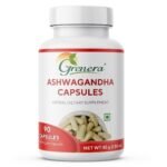 Grenera Ashwagandha Capsules - 90 Vegetarian Capsules - 500 mg per Capsule - Fast UK Delivery