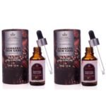 ISVARA AYURVEDA Damaged Skin Care Serum with UV Protection for All Skin Types, Vitamin C & E Serum for Acne & Tanning - 30ml (Pack of 2) - Fast UK Delivery