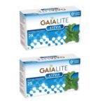 Gaia Stevia 25 Sachets, Natural & Sugarfree Sweetner, Zero Calorie, Quick Dissolve Pellets Sweetener, Healthy Substitute for Sugar, 25 Sachets Pack (Pack of 2) - Fast UK Delivery